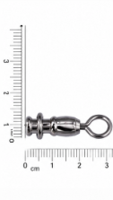 Connecteur de pêche <span class=keywords><strong>triple</strong></span> MF <span class=keywords><strong>avec</strong></span> clip, émerillons à sertir à double roulement en T pour ligne croisée, 3 voies - Product Image 6