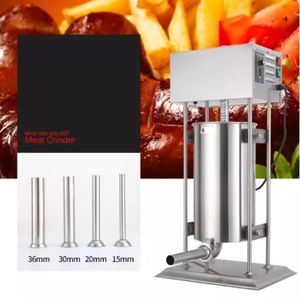 Machine à farcir les saucisses électrique en acier inoxydable de haute qualité 10L, machine à injection - Product Image 6