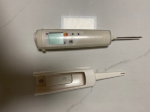 Thermomètre alimentaire numérique <span class=keywords><strong>Testo</strong></span> 106 (0560 1063) avec design pratique et mesures conformes HACCP - Product Image 4