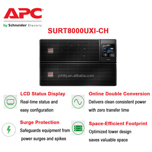 <span class=keywords><strong>APC</strong></span> SURT8000UXI-CH 8000VA/8000W Onduleur monophasé en rack/tour prenant en charge les batteries externes pour l'infrastructure de serveurs d'entreprise - Product Image 4