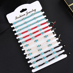 Handmade Ajustável Moda Frisada Pulseiras para Mulheres e Homens Estilo Punk Trançado Corda Pulsera Jóias Por Atacado para Mulher Homem - Product Image 6