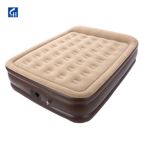 <span class=keywords><strong>Matelas</strong></span> pneumatique surélevé double Queen personnalisé, 35 bobines, lit pneumatique moderne avec pompe intégrée - Product Image 4