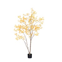 Plante artificielle en pot en plastique, ornement de jardin pour la maison, le bureau, la décoration de jardin, décoration intérieure, plantes artificielles