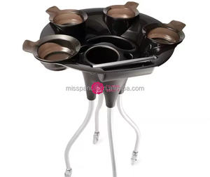 Yicheng beauté prix usine Salon de beauté chariot Salon de coiffure main barre de traction voiture multi-fonction armoire à outils <span class=keywords><strong>bon</strong></span> prix - Product Image 4