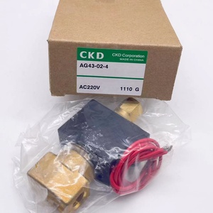 Électrovanne pneumatique simple à action directe CKD G43 Série AG43-02-4, 3 ports, AC 220V, RC1/4, taille de port 3mm, orifice 3mm - Product Image 2