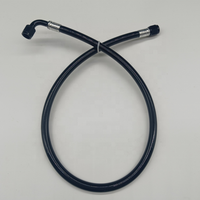 Kit d'assemblage de raccords à sertir FS AN4 AN6 AN8 AN10 AN12 droits ou à 45/90 degrés pour tuyau de carburant PTFE avec/sans revêtement PU