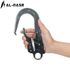 Al-Tasr Safety Carabiner Stainless Steel Large Opening Anti-Detachment Hook For High Altitude Scaffolding Fall Prevention - Product Image 3