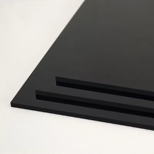 Mờ màu 12x18 màu đen mờ pastel ánh sáng lên vuông cong dẫn ánh sáng tấm Acrylic cho bảng điều khiển cửa - Product Image 2