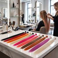 Lot de mèches de cheveux synthétiques lisses de 24 pouces, 100g, en fibre japonaise de haute qualité pour extensions à coudre en vrac
