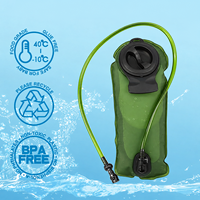 Nouveaux produits écologiques de haute qualité, poche à eau TPU sans BPA de 1L, 2L, 3L pour l'escalade et le camping