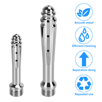 SM Sex Tools pour Couples, irrigateur Anal en métal, nettoyage du lavement Anal, Douche, buse de Douche, lavage Vaginal