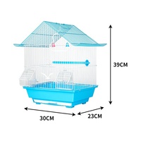 Vente en gros de cage de nid d'élevage d'oiseaux en fil de fer en acier inoxydable pinsons perroquets application de lapin en métal accessoire pour animaux