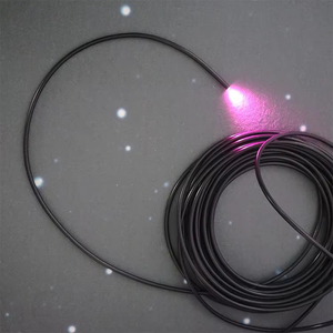 Kit d'éclairage de piscine à fibres optiques End Glow avec gaine noire, éclairage souterrain DIY Starlight pour piscine en PMMA - Product Image 4