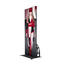 Pantalla LED Móvil TOPLED P2 P2.5 con Soporte de Suelo, de Una Sola Cara, con WiFi 4G, USB, Espejo, 640x1920mm