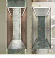 Ascenseurs de villa de la série Premium Traction. Personnalisable, 400 kg pour 2-3 personnes