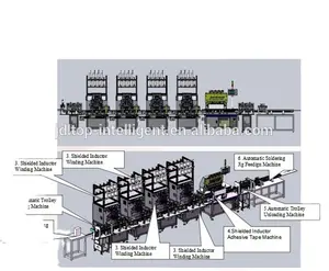 Shielderd Inductor Produktion Linie Elektronische Komponenten, Der Maschine von JDL