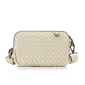 Sac à main pour téléphone portable en tissu tissé pour fille, mini sac à main tendance avec logo personnalisé, sac bandoulière pour femme - Product Image 1