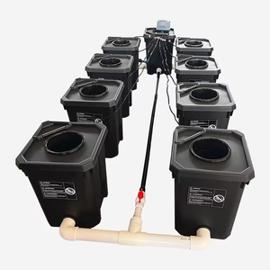 Seau hollandais hydroponique avec cadre de support en treillis inclus pour les cultures de vigne comme les concombres et les haricots - Product Image 5