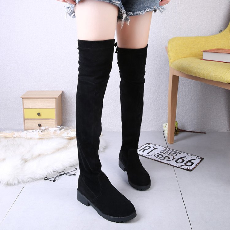 Износостойкая горячая Распродажа Женская осенне-зимняя одежда женские длинные модные сапоги