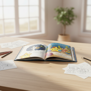 Impression de livres pour enfants personnalisés de haute qualité, livres illustrés anglais pour enfants, couverture rigide - Product Image 3