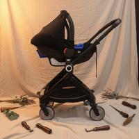 Nouveau produit phare 2025 : Poussette bébé 3-en-1 de luxe pliable, personnalisable OEM, vente directe fournisseur chinois - Baypie BP168