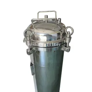 Huahang supply 20 inch stainless steel polypropylene bag filters for industry