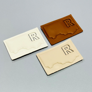 Бестселлеры, нашивки из натуральной кожи с тиснением логотипа на заказ для джинсовой одежды, цветные и гравированные этикетки для шляп - Product Image 3