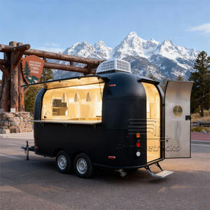 Nuovo <span class=keywords><strong>Design</strong></span> Vintage: Rimorchio per Cibo, Carretto per Tacos, Barbecue, Popcorn, Patatine Fritte, Rimorchio per Shawarma, Food Truck Mobile in Vendita in Australia - Product Image 3