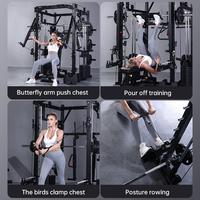 Musculation Fitness entraînement multi-fonction musculation Smith Machine puissance commerciale et Squat Rack Cage salle de sport à domicile
