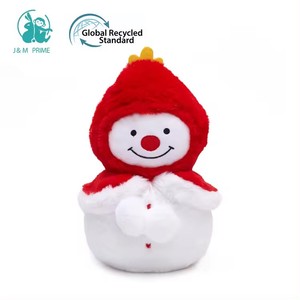 Juguete de Peluche Personalizado de Navidad, Muñeco de Peluche de Papá Noel y Muñeco de Nieve - Product Image 4