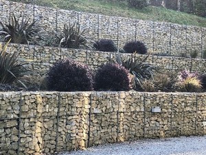 Mur en gabions de treillis soudé, cage à pierres, boîte en treillis soudé avec revêtement Galfan - Product Image 6
