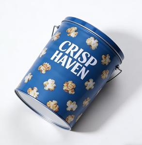 Lata de <span class=keywords><strong>Palomitas</strong></span> de Maíz Navideña Personalizada al por Mayor de 3.5 Galones y 24 oz, Cubo de Hielo para Cerveza, Latas Vacías con Tapas, Lata de <span class=keywords><strong>Palomitas</strong></span> de Maíz de 1 Galón - Product Image 3