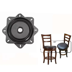 Taburetes de bar modernos de hierro con plataforma giratoria de 360°, base giratoria para sofá, silla o exhibidor. - Product Image 5