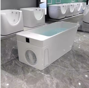 Bañera de Inmersión Fría Ambohr - Control por Aplicación WiFi, Bañera de Hielo Acrílica para Recuperación Deportiva, Bañera de Agua Fría Todo en Uno con Esterilizador de Ozono - Product Image 1