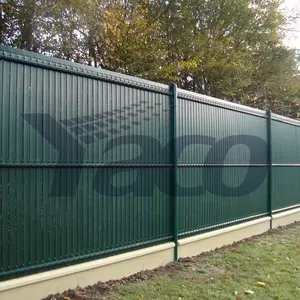 Stecche di recinzione in PVC per pannelli rigidi-imbottitura in plastica verticale 3D per rete e pannelli-verde