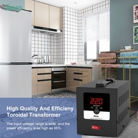 1000va 600w domestique numérique électrique avr réglable 220v ac puissance stabilisateur automatique régulateur de tension
