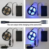 Batería de ion de litio recargable inteligente, alta calidad, 12V, 6000mAh, portátil, para luz LED, 18650