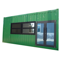 Chine Huahe modulaire Portable bureau cabine pliable Capsule maison minuscule maison préfabriquée en conteneur ondulé maison