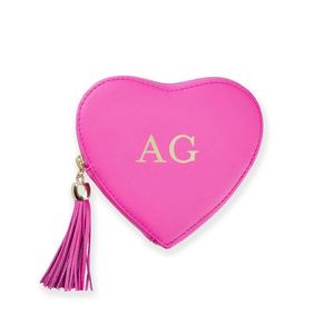 Colorful Pouch Keychain Luxury Private Label Mauve <b>Zip</b> Coin <b>Purse</b> - Product Image 4