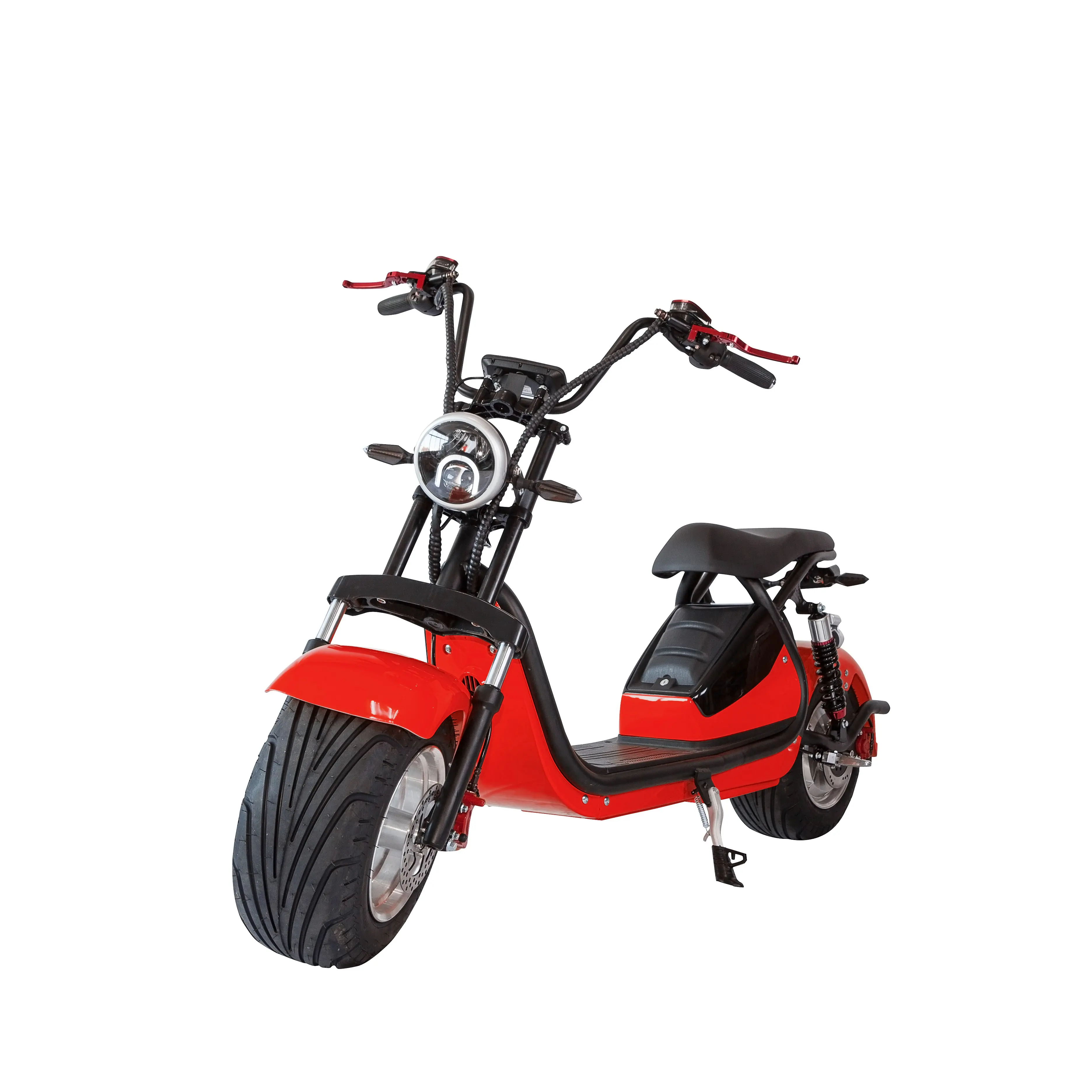 Citycoco 21.8ah batteria al litio 2 ruote scooter elettrico adulto/ciclomotore/moto 1500W con batteria rimovibile