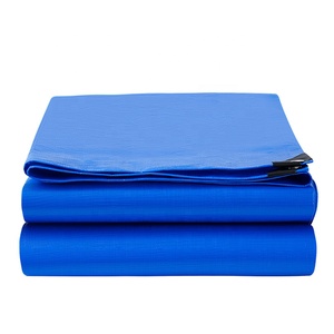 Bâche en PE bleue enduite 150 g/m² 4x6 m, imperméable, anti-UV, robuste, pour couvrir les marchandises des camions, avec œillets en aluminium et bords renforcés - Product Image 4