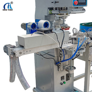 Haotian Pad <b>Printing</b> <b>Machine</b> P-150S1D-2 Monochrome Pneumatic Drive Label Printer For Adhesive Labels - Product Image 2
