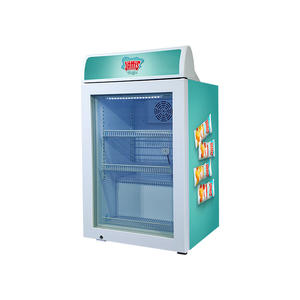 Congelador Vertical <span class=keywords><strong>MINI</strong></span> Meisda SD98B de 98L con Puerta de Vidrio y Compresor de Sobremesa Comercial con Caja de Luz - Product Image 3