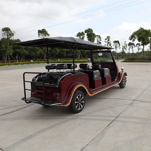 Voiture électrique vintage de tourisme 8 places pour parcs et stations balnéaires - Product Image 2