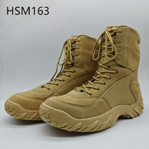 Rwh, botas de combate negras con diseño de cremallera de curva lateral de 8 pulgadas a la venta, botas tácticas de goma acolchadas para exteriores para <span class=keywords><strong>Jordan</strong></span> HSM163 - Product Image 3