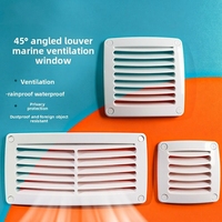 ISURE MARINE Grille d'aération marine inclinée en ABS pour sortie d'air, accessoires marins pour bateau, yacht, navire, camping-car