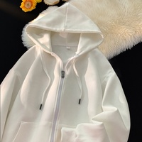 Nouvelle veste décontractée à capuche pour homme, style américain, tendance, doublée polaire, coupe ample, automne-hiver 2026