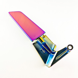 Espejo retrovisor ajustable para motocicleta Qiangye, Universal, para Kawasaki, Yamaha, Suzuki, protección de seguridad colorida - Product Image 2