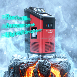 เครื่องบริการแอร์รถยนต์ SMARTSAFE AC519 สำหรับการกู้คืนน้ำยาแอร์ ระบบสุญญากาศ และการเติมน้ำยาแอร์ สำหรับน้ำยา R134A - Product Image 3