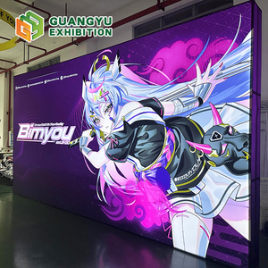 Led căng thẳng vải <span class=keywords><strong>Backdrop</strong></span> Pop Up đứng khung triển lãm thương mại hiển thị <span class=keywords><strong>Backdrop</strong></span> LED hiển thị <span class=keywords><strong>Backdrop</strong></span> 6*3 LED Backlit hộp Đèn - Product Image 5